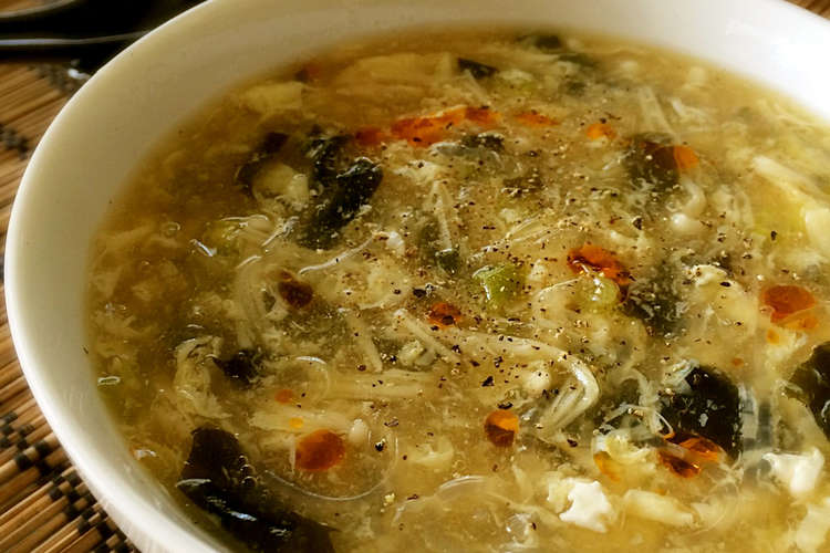 ダイエットに 大満足な中華春雨スープ レシピ 作り方 By ラムち クックパッド