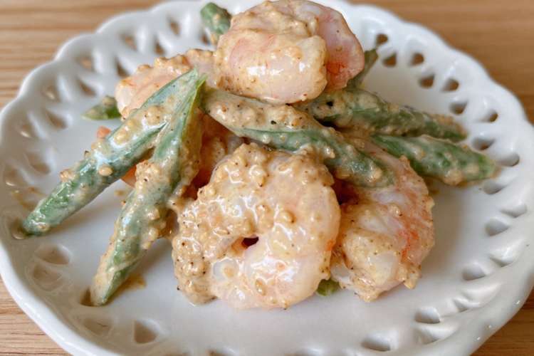 簡単 海老といんげんのごまマヨサラダ レシピ 作り方 By まこさんど クックパッド 簡単おいしいみんなのレシピが373万品