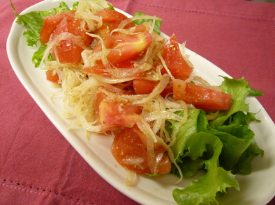 簡単　韓国風トマトのナムルの写真