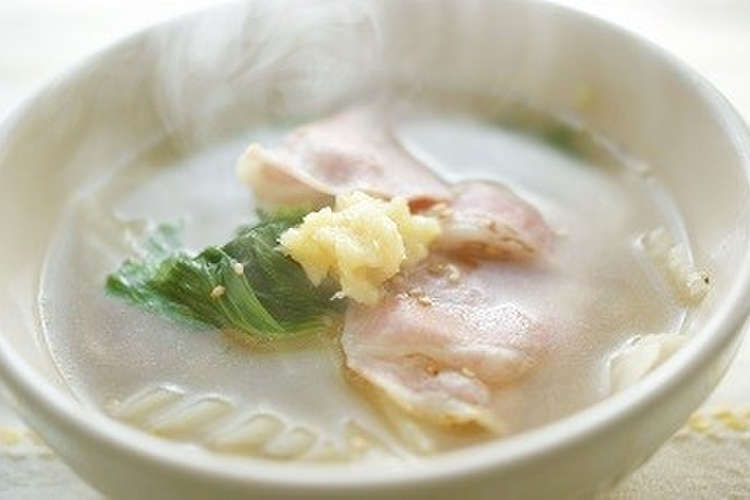セロリとベーコンの和風スープ レシピ 作り方 By パすけ クックパッド 簡単おいしいみんなのレシピが356万品