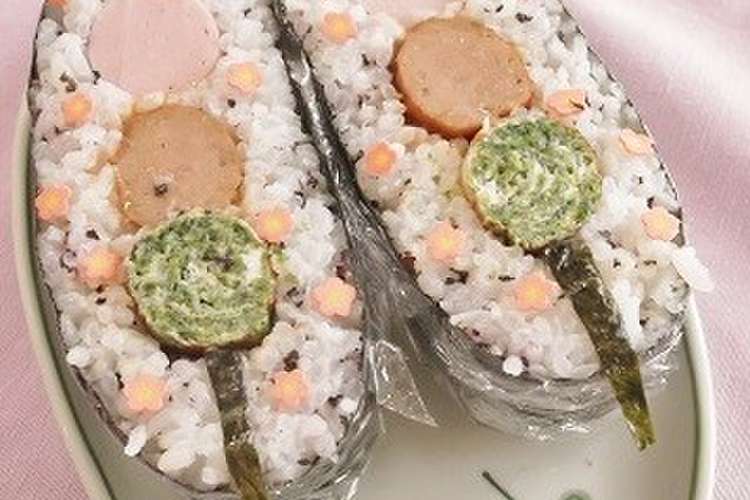 花より団子 な おにぎらず レシピ 作り方 By まんまるらあて クックパッド 簡単おいしいみんなのレシピが366万品