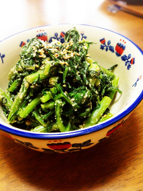 春菊の胡麻酢味噌和え