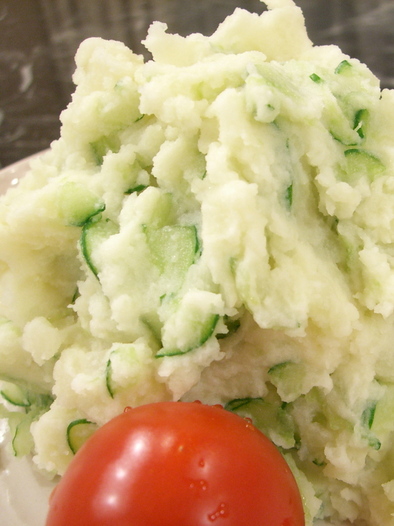 マヨなし☆きゅうりのポテトサラダの写真