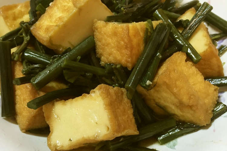 ワラビと厚揚げの含め煮 レシピ 作り方 By のんママ4 クックパッド 簡単おいしいみんなのレシピが352万品