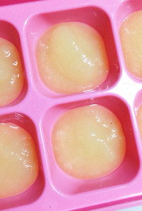 離乳食初期▷桃のペースト（桃缶）