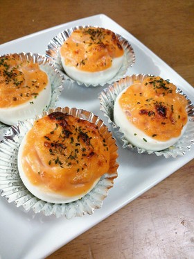 お弁当に☆ゆで卵アレンジ♡エビマヨegg