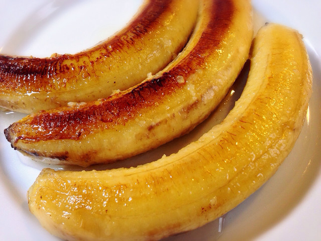朝食に＊ココナッツオイルのローストバナナの画像