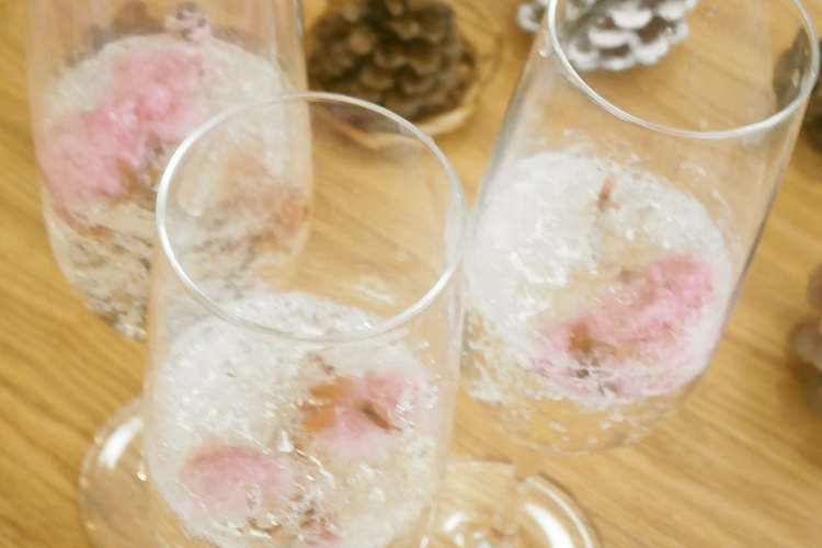 雨女考案 おうちdeできるお花見ドリンク レシピ 作り方 By 反省堂書店 のぐち クックパッド 簡単おいしいみんなのレシピが368万品