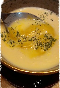 かぼちゃの冷たい豆乳スープ