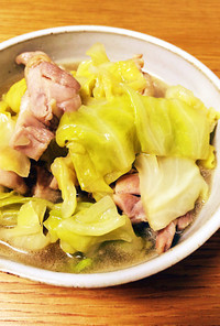 【少し】鶏肉春キャベツサッと煮【中華風】