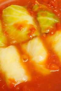 冷凍de簡単ロールキャベツスープ トマト