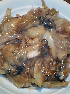 辛ウマ！牡蠣とキャベツの豆豉醤炒めの画像