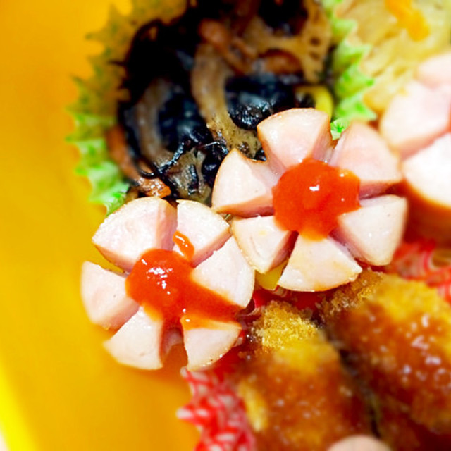 １分で簡単に お花ウィンナーの飾り切り レシピ 作り方 By ぽにょエリ クックパッド 簡単おいしいみんなのレシピが350万品