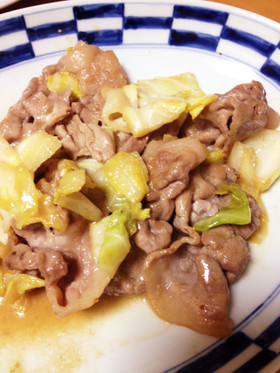 簡単!豚肉と春キャベツのオイマヨ炒め