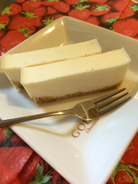 牛乳パックで簡単☆レアチーズケーキ☆