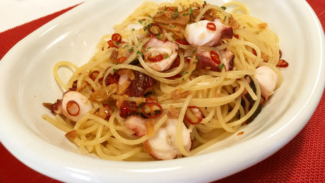 絶対に美味いタコのペペロンチーノ レシピ 作り方 By 豊福秀虎 クックパッド 簡単おいしいみんなのレシピが376万品