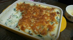 菜の花のポテトグラタン♡