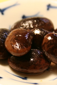 簡単ほっくり （○・ー・○）紫花豆の甘煮