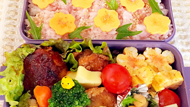 お花がいっぱいこども用お花見弁当 レシピ 作り方 By Rinrin8 クックパッド 簡単おいしいみんなのレシピが349万品