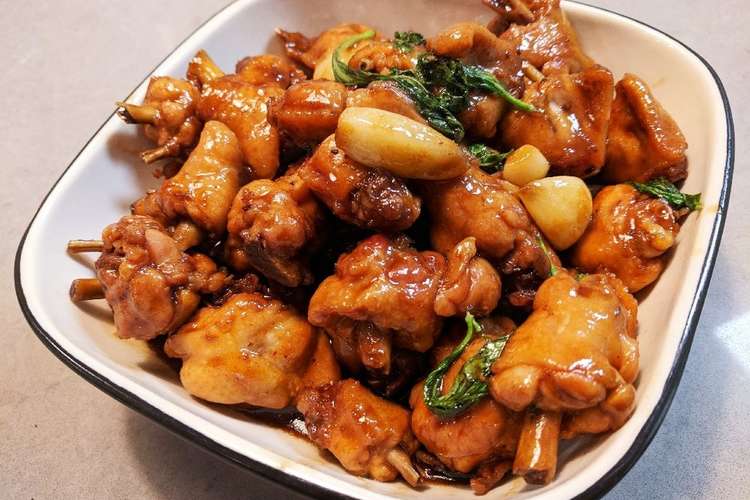 バジルが香る 台湾の三杯鶏 レシピ 作り方 By Kyo14 クックパッド 簡単おいしいみんなのレシピが358万品