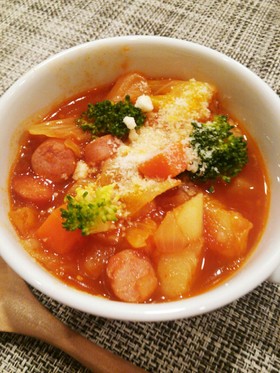 野菜たっぷり☆ミネストローネ