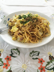 簡単☆キャベツとツナのワンポットパスタの写真