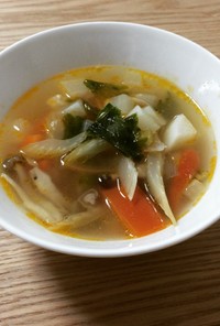 コンソメいらずの野菜スープ