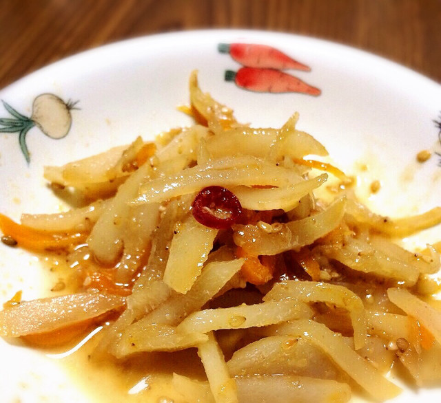 健康食材 菊芋のきんぴらの画像