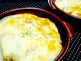 リメイク)中華風炊込みご飯⇒中華飯ドリア