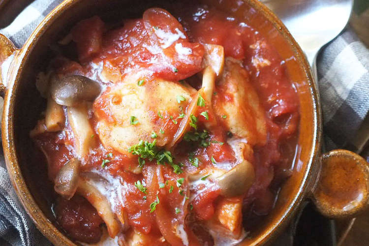 チキン トマト 煮込み 人気 レシピ