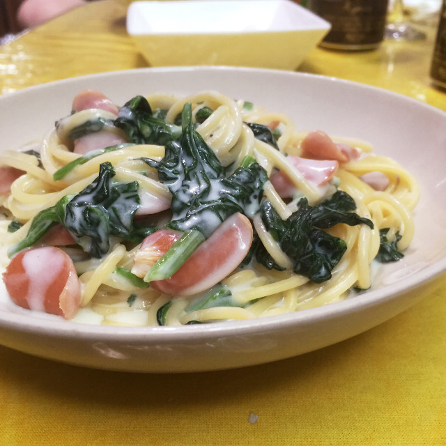  3チーズスパゲッティスカッシュのレシピ