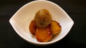 新ジャガイモの揚げ煮