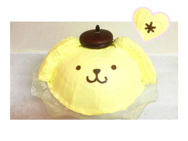 トップレート ポムポムプリン ケーキ 500 トップ画像のレシピ