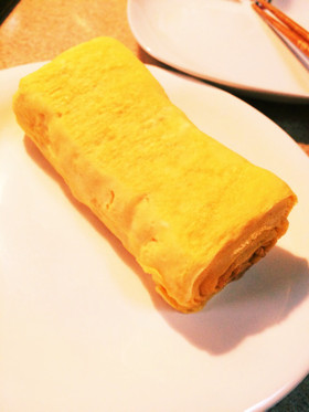 めんつゆで!出汁巻き卵