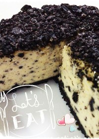 ●オレオのベイクドチーズケーキ
