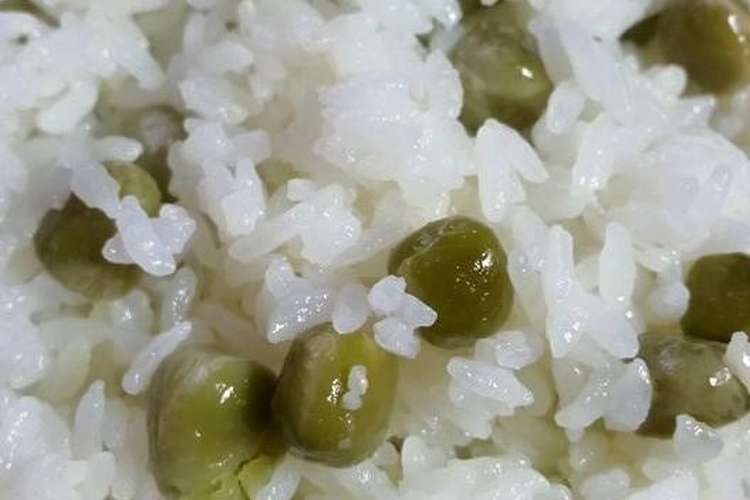 画像で解る豆ご飯好きの 男の簡単豆ご飯 レシピ 作り方 By トース党 クックパッド 簡単おいしいみんなのレシピが352万品