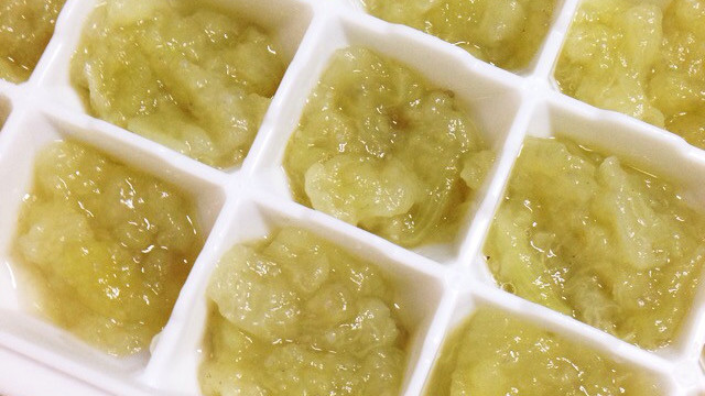 離乳食初期 ナスのペースト
