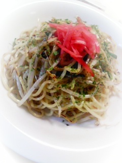簡単♪つけ麺にもなる私の塩やきそば