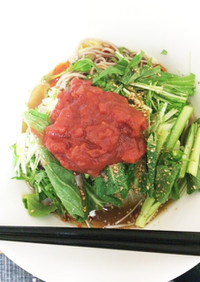 ピリ辛サラダ蕎麦冷麺風ダイエットレシピ