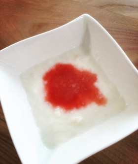 離乳食初期★簡単!いちごソース