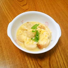 簡単一品♥お麩のとろとろ卵どじ