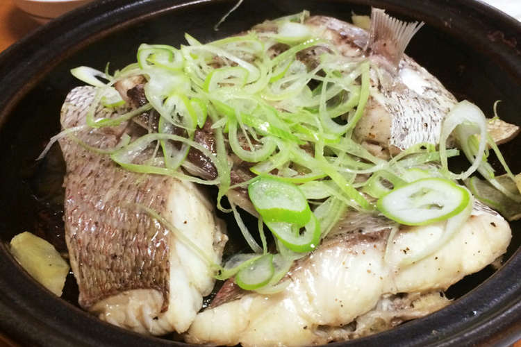 タジン鍋で鯛の中華蒸し レシピ 作り方 By ふねさん クックパッド