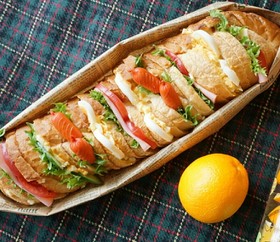 運動会やピクニックに♪豪快!ちぎりサンド