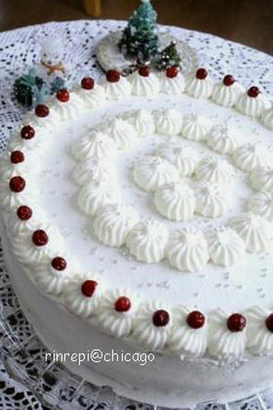 ミルキーホワイトキャラメルケーキの写真