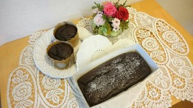 絹ごし豆腐in♪ガトーショコラ☆②