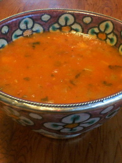 モロッコ風スープ　"ハリラ"の写真