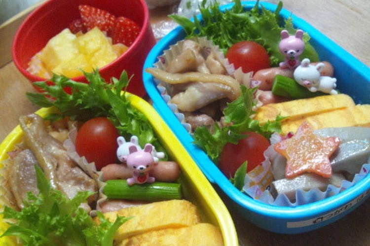 ５色の保育園お弁当 ５歳 ２歳 レシピ 作り方 By ｍａ かか クックパッド