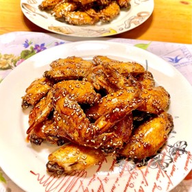 鶏手羽の甘辛揚げ