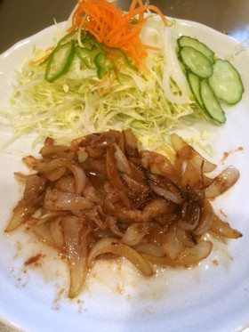 簡単で適当な豚のしょうが焼き