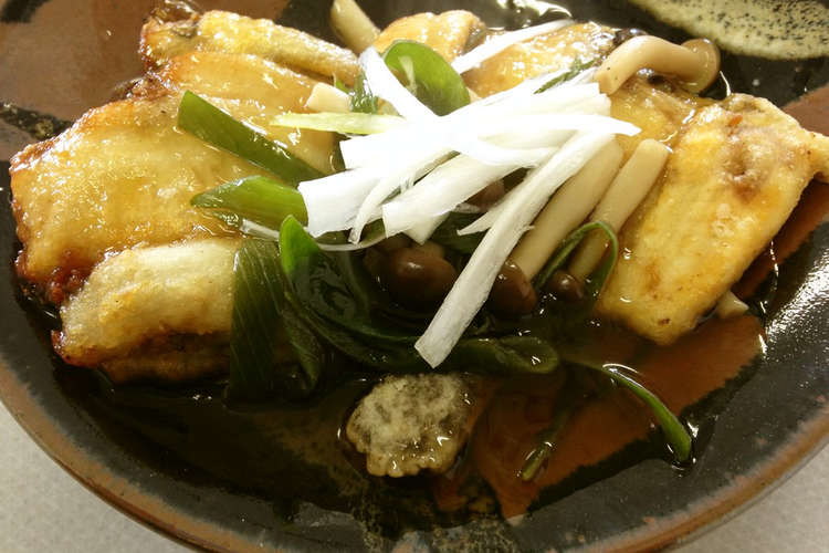 バケシタ 舌平目 の唐揚げあんかけ レシピ 作り方 By 明石浦漁業協同組合 クックパッド